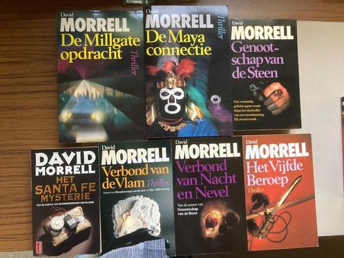 T.K. nog 7 boeken van David Morrel Zie actuele lijst, Boeken, Thrillers, Gelezen, Amerika, Ophalen of Verzenden