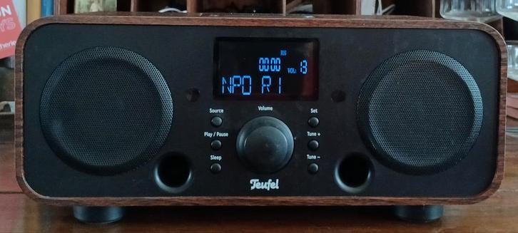 Teufel iTeufel Radio - Prachtige Retro Radio, Audio, Tv en Foto, Radio's, Zo goed als nieuw, Radio, Ophalen of Verzenden