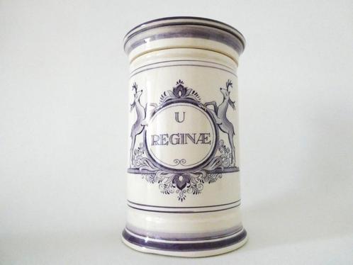Apothekerspot U Reginae gemerkt Ledele Delft Holland mangaan, Antiek en Kunst, Antiek | Keramiek en Aardewerk, Ophalen of Verzenden