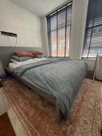 Ikea Malm bedframe grijs, Huis en Inrichting, Ophalen, Tweepersoons, Scandinavisch, Zo goed als nieuw