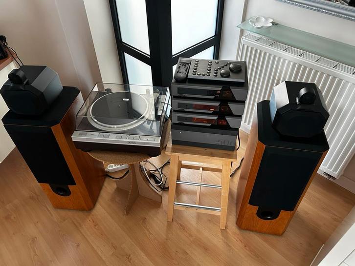 Hifi Set: Quad , B&W en Denon - Perfecte Staat!, Audio, Tv en Foto, Luidsprekers, Zo goed als nieuw, Front, Rear of Stereo speakers