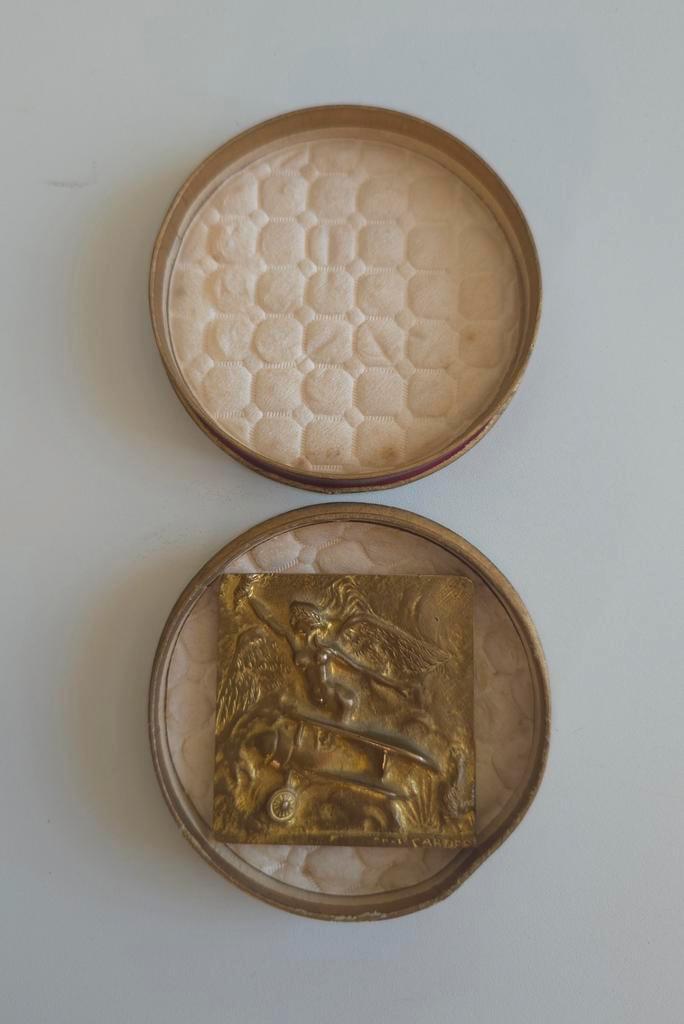 medaille "aux héros de l'air" Thomas François Cartier 1919, Postzegels en Munten, Penningen en Medailles, Overige materialen, Ophalen of Verzenden