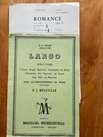 Handel Largo & Saint-Saëns Romance bladmuziek, Gebruikt, Klassiek, Ophalen of Verzenden, Artiest of Componist