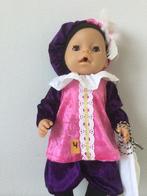 Poppenkleertjes babypop 43 cm babyborn pop 43 cm pietenpak, Ophalen of Verzenden, Zo goed als nieuw, Babypop