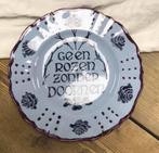 Celeste wandbord Made in Engeland geen rozen zonder doornen, Ophalen of Verzenden