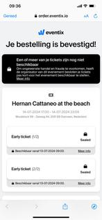 2 x Hernan Cattaneo on the beach party Woodstock, Twee personen