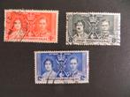 A19172: Straits Settlements GVI    3 stuks, Postzegels en Munten, Postzegels | Azië, Ophalen