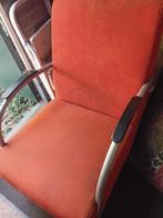 Oranje fauteuil, Huis en Inrichting, Fauteuils, Ophalen, Zo goed als nieuw, 75 tot 100 cm
