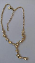 ketting met ab stras, Verzenden, Zo goed als nieuw, Overige materialen, Met strass