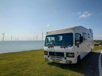 Prachtige Mercedes zelfbouw camper 5cylinder  beschikbaar voor biedingen