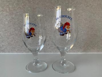 Mc Chouffe glas klein en groot beschikbaar voor biedingen