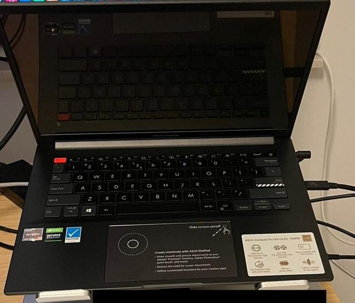 ASUS VivoBook Pro 14X OLED M7400QE-KM058T, Computers en Software, Windows Laptops, Zo goed als nieuw, 14 inch, SSD, 4 Ghz of meer