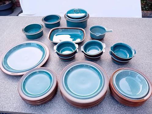Arabia Meri Ulla Procopé  Made in Finland servies puntgaaf, Huis en Inrichting, Keuken | Servies, Zo goed als nieuw, Bord(en)