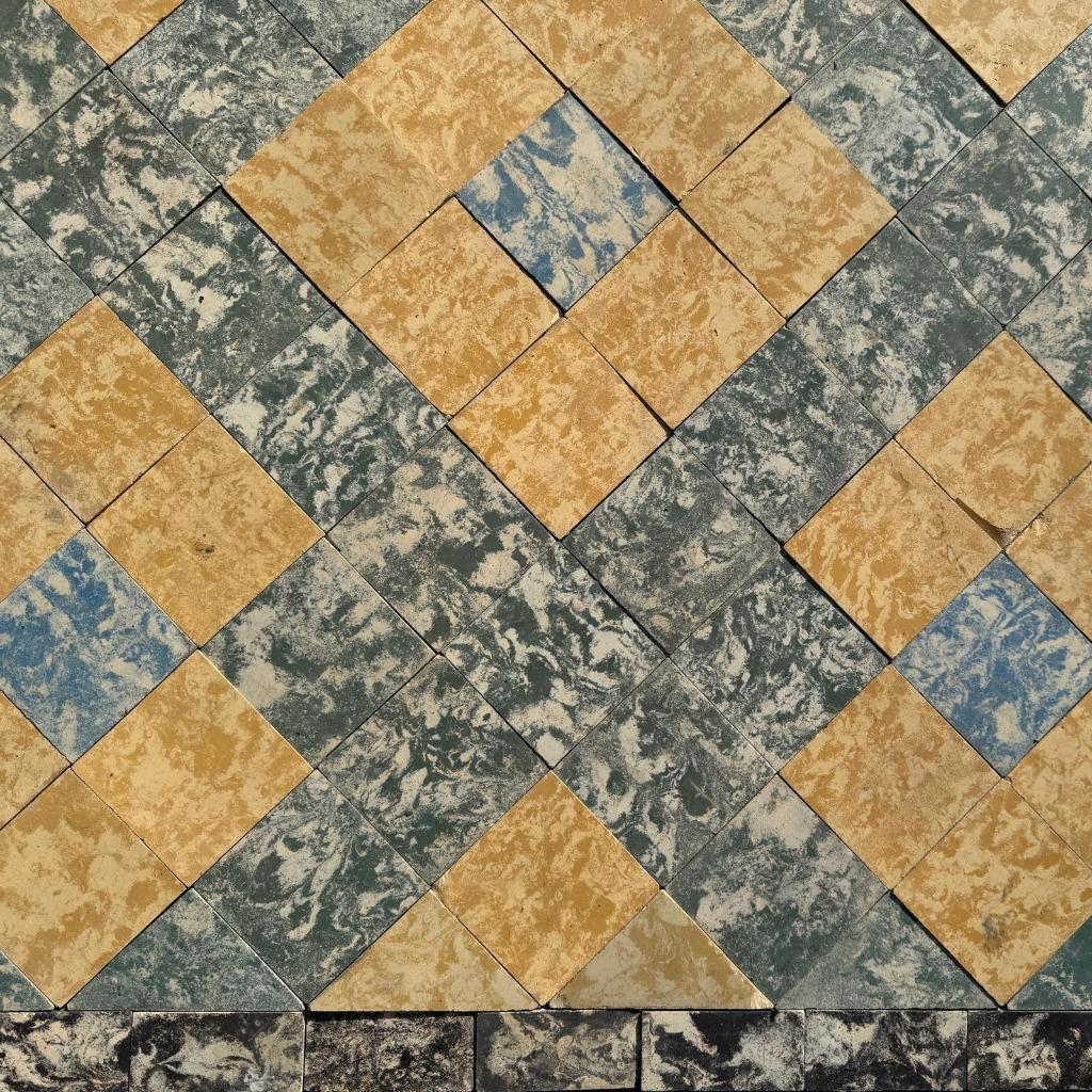 Gevlamde/Gewolkte 10x10 Tegeltjes, Gebruikt, Keramiek, Minder dan 20 cm, Minder dan 5 m²