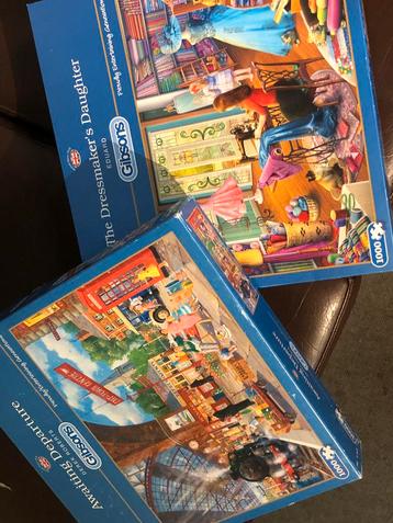 2x puzzel Gibsons beschikbaar voor biedingen