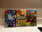 Nintendo Switch Spellen: Mario, Donkey Kong & Just Dance, Spelcomputers en Games, Games | Overige, Eén computer, Ophalen of Verzenden