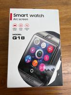Smart watch arc screen Q18, Ophalen, Nieuw, Zwart, Android