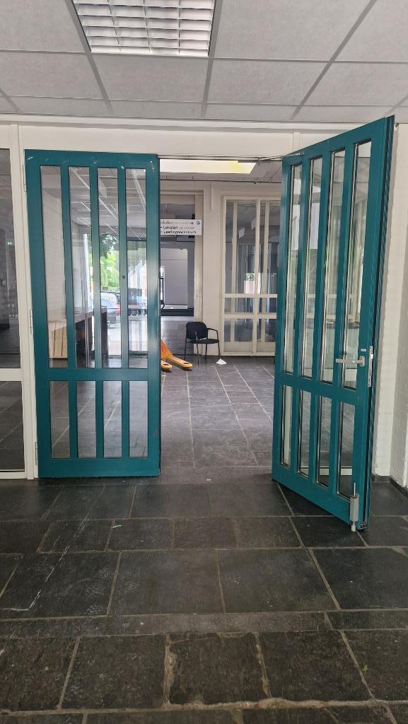 Toegangsdeuren dubbel deuren openslaande deuren ( 052 ), Doe-het-zelf en Verbouw, Deuren en Horren, Gebruikt, Binnendeur, 200 tot 215 cm