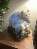 Kerstversiering ijsbeer met verlichting, Diversen, Kerst, Ophalen of Verzenden