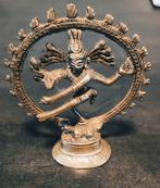 Messing Shiva Nataraja beeldje – dansende Shiva, Ophalen of Verzenden, Zo goed als nieuw