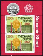 Indonesie blok 1112-pf - Thomas Cup Badminton, Postzegels en Munten, Postzegels | Azië, Zuidoost-Azië, Verzenden, Postfris