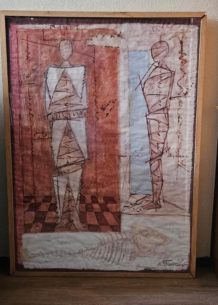 grote kunstwerken van Sjaak Fransoo, Antiek en Kunst, Kunst | Schilderijen | Abstract, Ophalen