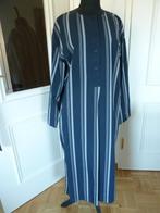 COS poplin katoenen jurk, marineblauw witte streep, mt. 38, Maat 38/40 (M), COS, Zo goed als nieuw, Onder de knie