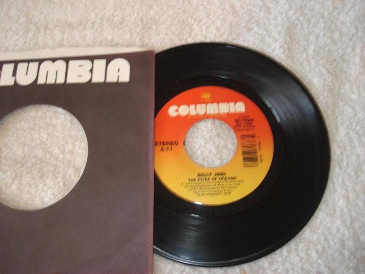 Billy Joel    River Of Dreams    usa     Orgineel, Cd's en Dvd's, Vinyl Singles, Zo goed als nieuw, Single, Pop, Ophalen of Verzenden