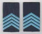 Set rang Sergeant-majoor KLu, Kon Luchtmacht (donkerblauw), Ophalen of Verzenden, Luchtmacht, Nederland, Embleem of Badge