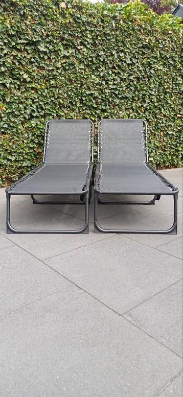 2 ligbedden ligbed opvouwbaar campingstoel campingbed beschikbaar voor biedingen