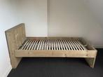 Steigerhouten bed met luxe lattenbodem, Huis en Inrichting, Slaapkamer | Bedden, Ophalen, 90 cm, Eenpersoons, Steigerhout