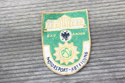 Oude stoffen badge Motorsport abteilung PSV - Aachen mooi, Verzamelen, Overige Verzamelen, Zo goed als nieuw, Ophalen of Verzenden