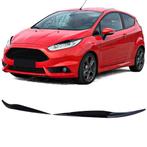 Koplamp Spoiler Boos Kijkers Zwart voor Ford Fiesta 12/17
