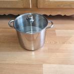Soeppan of stamppot pan 8 liter RVS, Ophalen of Verzenden, Gebruikt, Rvs, Kookpan of Snelkookpan