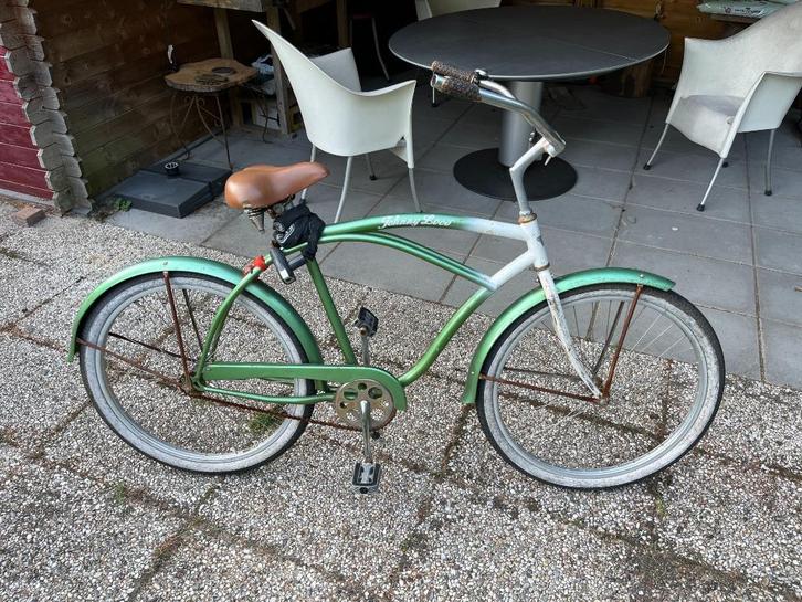 Originele Johnny Loco Beachcruiser, metallic-groen met wit, Fietsen en Brommers, Fietsen | Cruisers en Lowriders, Gebruikt, Heren