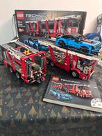 Lego Technic 42098 car transporter, Kinderen en Baby's, Ophalen of Verzenden, Zo goed als nieuw, Complete set, Lego