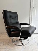 Vintage draaifauteuil, Jan des Bouvrie, Gelderland jaren 70, Huis en Inrichting, Fauteuils, Ophalen, Metaal, Vintage retro midcentury design Dutch design antiek Deens