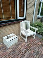 TUINSTOEL TEAK HOUT GRATIS, Ophalen, Gebruikt, Hout