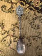 Groningen souvenirlepel Quo Vadis Patris wapen verzilverd, Antiek en Kunst, Ophalen of Verzenden