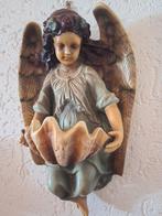 Porcelein/steen Engel met wei water schaal, Ophalen of Verzenden, Gebruikt