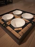 Sushi set 4 personen - stokjes - bakjes - placements, Ophalen, Nieuw