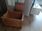 Stoere, houten,onverwoestbare kist, Ophalen, Minder dan 50 cm, Gebruikt, 50 tot 100 cm
