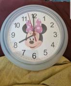 Minnie Mouse klok bieden, Ophalen of Verzenden, Zo goed als nieuw, Wandklok