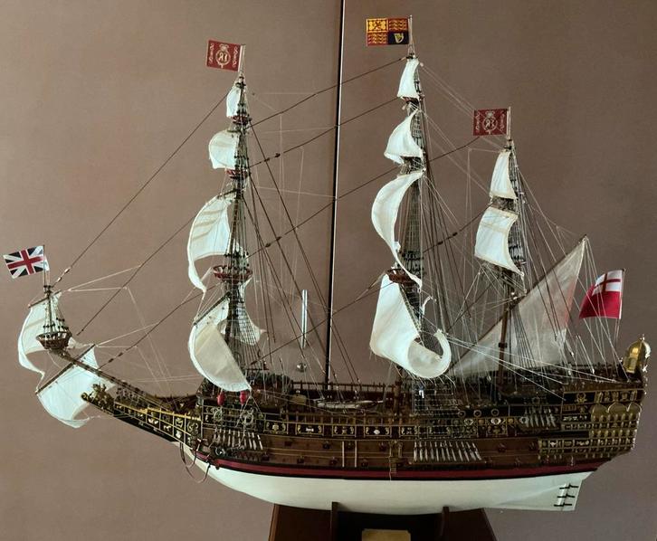 Sovereign of the Seas - Deagostini - 135 delen, Hobby en Vrije tijd, Modelbouw | Boten en Schepen, Gebruikt, 1:50 tot 1:200, Overige merken