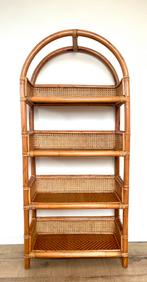 Vintage rotan bamboe kast boogkast, Ophalen