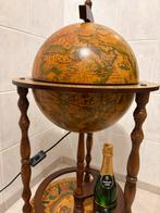 ITALIAANSE bar globe drank wereldbol barglobe globebar +lamp, Ophalen of Verzenden, Zo goed als nieuw