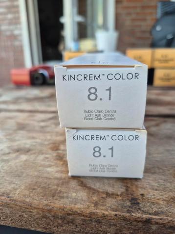 KINCREM COLOR 8.1 Haarverf - 2 stuks Nieuw beschikbaar voor biedingen