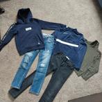 Kledingpakket Maat 128 - 2 Spijkerbroeken, 3 Truien, Ophalen of Verzenden, Gebruikt, Jongen