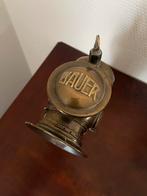 Antieke messing Bauer carbid fietslamp., Ophalen