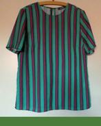 groen/roze/zwart gestreepte blouse , maat:38, Maat 38/40 (M), Kiomi, Ophalen of Verzenden, Gedragen